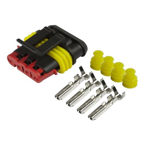 AMP Superseal 4-Polig Female, 0.50mm², Auto-onderdelen, Elektronica en Kabels, Ophalen of Verzenden