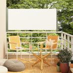vidaXL Tuinscherm uittrekbaar 140x300 cm crème, Verzenden, Nieuw
