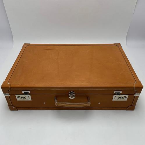 Bieden: Castiglioni Giovanni brown leather, Handtassen en Accessoires, Koffers, Ophalen of Verzenden