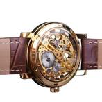 Gouden Kast Luxe Horloge voor Heren - Mesh Bandje, Verzenden, Nieuw, Winner