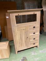 Massief eiken kast (nieuw, outlet), Huis en Inrichting, Nieuw, Glas