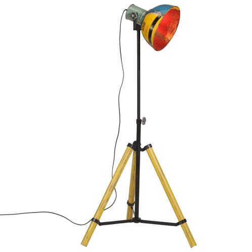 vidaXL Vloerlamp 25 W E27 75x75x90-150 cm meerkleurig, Maison & Meubles, Lampes | Autre, Envoi