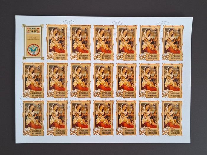 Burundi - 1974 - n° 661/663 + PA357/359 ongetand in, Postzegels en Munten, Postzegels | Europa | België