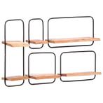 vidaXL Wandplanken 5 stuks massief acaciahout, Maison & Meubles, Verzenden