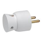 90 Graden Witte PVC Stekker 2P+PA 16A/250V - 050416 [25, Doe-het-zelf en Bouw, Elektriciteit en Kabels, Verzenden, Nieuw