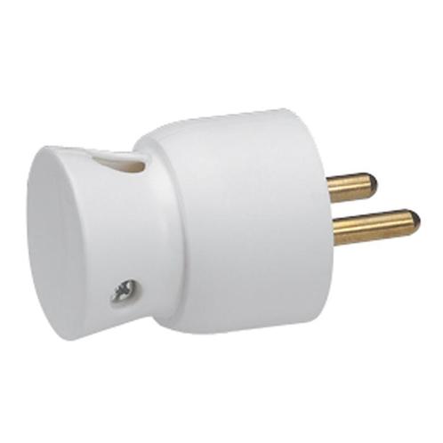 90 Graden Witte PVC Stekker 2P+PA 16A/250V - 050416 [25, Doe-het-zelf en Bouw, Elektriciteit en Kabels, Verzenden
