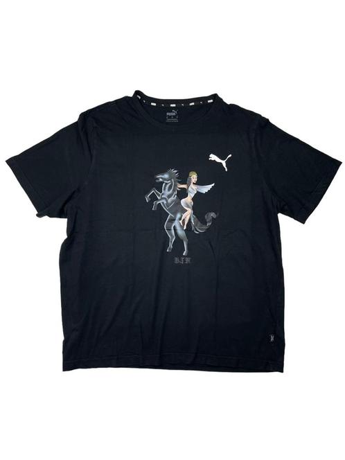 Puma T-Shirt (Horse design, reworked) Maat XL, Bijoux, Sacs & Beauté, Accessoires Autre, Enlèvement ou Envoi