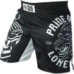 PRIDE or Die LONE WOLF Fightshort Zwart, Kleding | Heren, Pride or Die, Verzenden, Zwart, Vechtsport