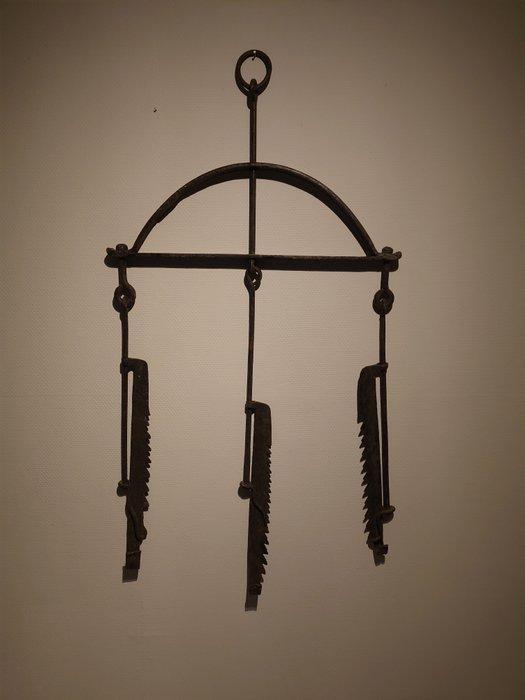 110 cm. - Openhaard accessoire - Smeedijzer, Antiek en Kunst, Antiek | Overige Antiek