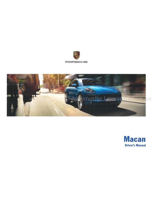 2015 PORSCHE MACAN INSTRUCTIEBOEKJE ENGELS, Auto diversen, Handleidingen en Instructieboekjes
