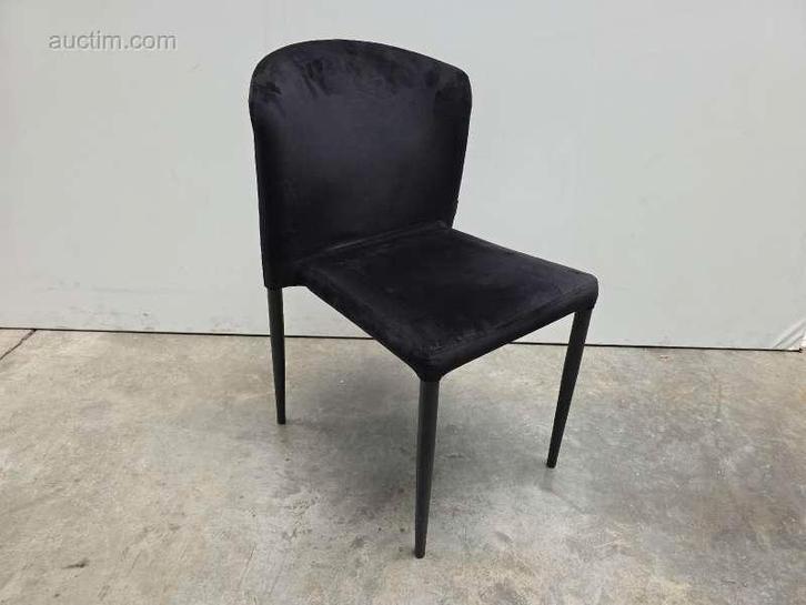zwart stoffen stapelstoelen (20x) Flexfurn Velvet., Zakelijke goederen, Horeca | Overige, Ophalen