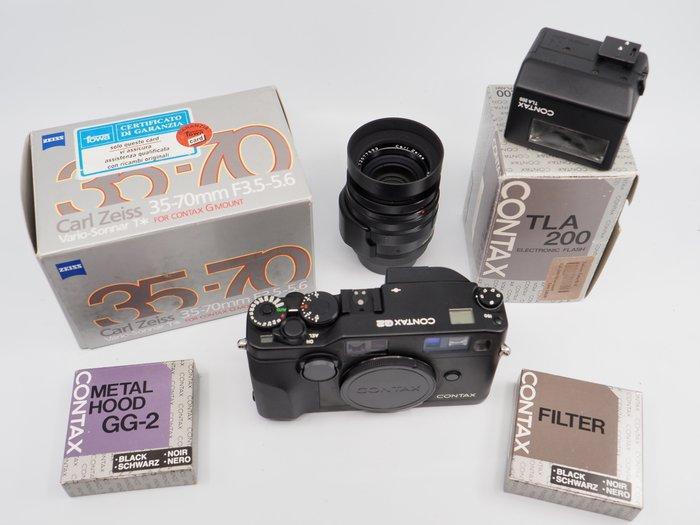 Contax G2 Black kit Millemium + 35-70mm + 90mm + TLA200 |, Audio, Tv en Foto, Fotocamera's Analoog