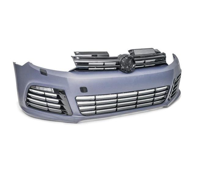 VW Golf 6 Voorbumper R20 Look met Grille, Auto-onderdelen, Carrosserie, Voor, Bumper, Nieuw, Volkswagen, Ophalen of Verzenden