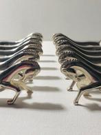 Porte couteau (12) - cheval métal argenté - metal argenté