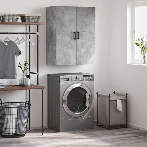 vidaXL Hangkast 69,5x34x90 cm betongrijs, Huis en Inrichting, Kasten | Dressoirs, Nieuw, Verzenden