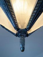 Kroonluchter - Bronze vernickelt - Art Deco hanglamp, Antiek en Kunst
