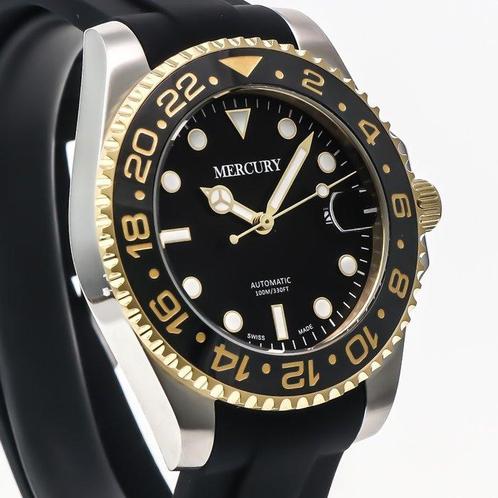 MERCURY - Automatic Swiss Watch - MEA487-SGX-3 - Zonder, Handtassen en Accessoires, Horloges | Heren