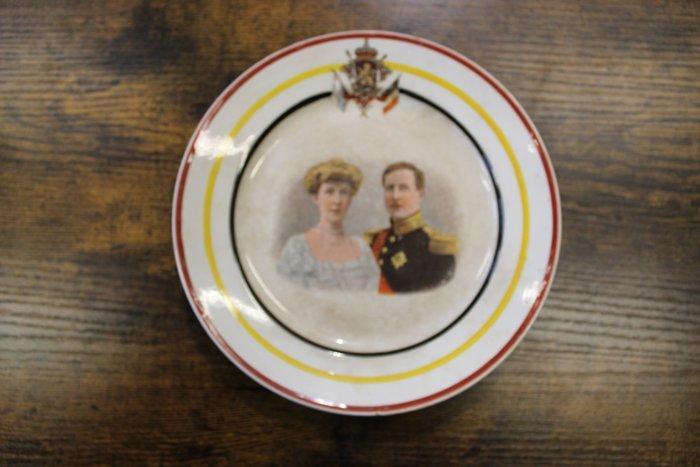 Nimy - Assiette (2) - Faïence fine - Mariage Albert et, Antiek en Kunst, Antiek | Glaswerk en Kristal