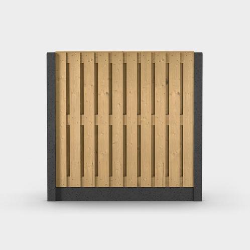 AktieAktie!!! Hout-Betonschutting geplaatst Vanaf 150,- Pmtr, Diensten en Vakmensen, Tuinmannen en Stratenmakers, Bestrating, Hekwerk of Schuttingen