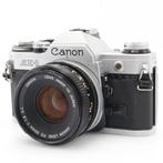 Canon AE-1 zilver + FD 50mm F/1.8 S.C. | Tweedehands, Verzenden