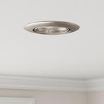 vidaXL Inbouwspots 12 stuks Rond GU10 Zilver Ø90 mm Staal, Huis en Inrichting, Verzenden, Nieuw