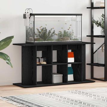 vidaXL Aquariumstandaard 120x40x60 cm spaanplaat zwart, Dieren en Toebehoren, Vissen | Aquaria en Toebehoren, Verzenden, Nieuw