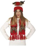Kerst muts en sjaal rendier, Ophalen of Verzenden, Nieuw