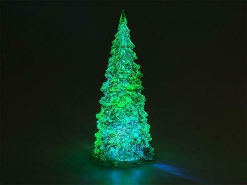 Feest-kerstverlichting Kerstboom RGB Groen - 12 cm, Maison & Meubles, Lampes | Autre, Envoi