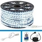 LED Strip Wit - 35 meter in een ROL - 220V - 5050 SMD - 60L, Nieuw, Ophalen of Verzenden