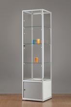 *TIP*  Luxe vitrinekast aluminium 50 cm met onderkast en ve, Ophalen of Verzenden