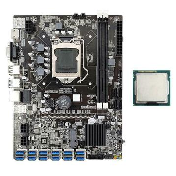 B75-BTC 12 GPU Moederbord met CPU ETH Mining 1 jaar garantie