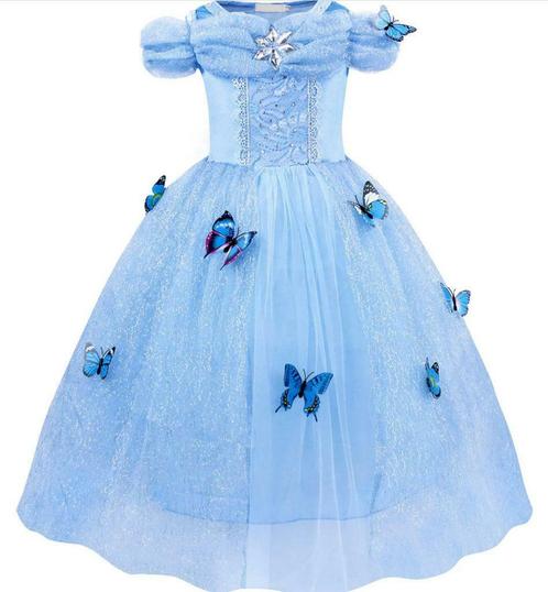 Prinsessenjurk - Assepoester jurk - Kleedje, Enfants & Bébés, Costumes de carnaval & Déguisements, Envoi