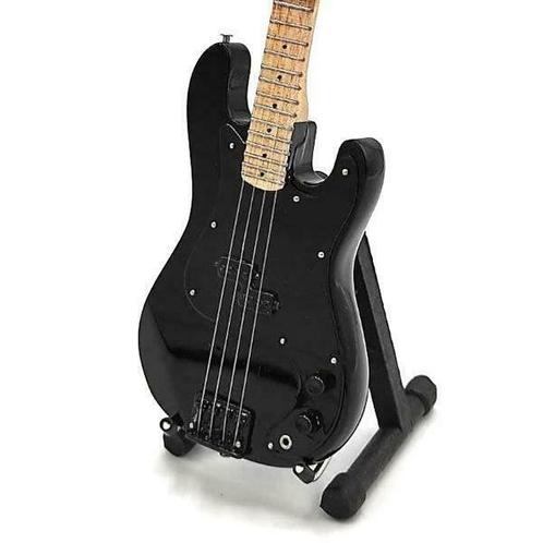 Miniatuur Fender Precision basgitaar met gratis standaard, Collections, Cinéma & Télévision, Envoi