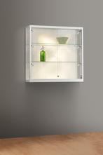 *TIP*  Luxe vitrinekast aluminium 100 cm met deurtjes en LE, Ophalen of Verzenden