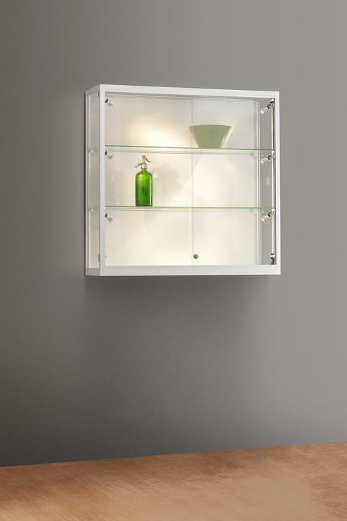 *TIP*  Luxe vitrinekast aluminium 100 cm met deurtjes en LE, Articles professionnels, Aménagement de Bureau & Magasin | Commerce & Inventaire