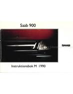 1990 SAAB 900 INSTRUCTIEBOEKJE ZWEEDS