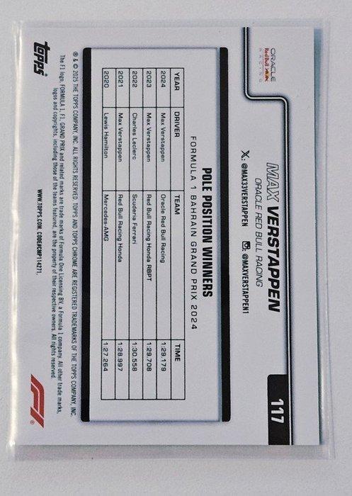 2025 Topps Chrome Max Verstappen /50 Serialized card,, Collections, Autocollants