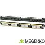 LogiLink Patch Panel 19  CAT6 24-Port, Informatique & Logiciels, Commutateurs réseau, Verzenden