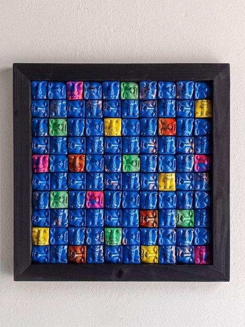 Salvatore Alibrio - Human Cloth, Antiek en Kunst, Kunst | Schilderijen | Modern