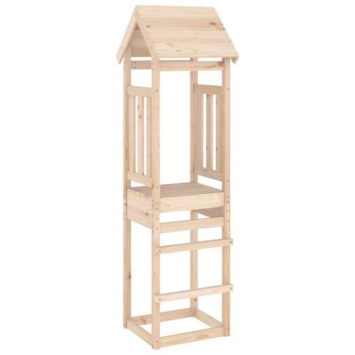 vidaXL Speeltoren 52,5x46,5x206,5 cm massief grenenhout, Kinderen en Baby's, Speelgoed | Buiten | Speeltoestellen, Nieuw, Verzenden