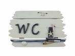 Maritiem WC bordje serie seaside 23x14cm. Maritiem WC bordje, Nieuw
