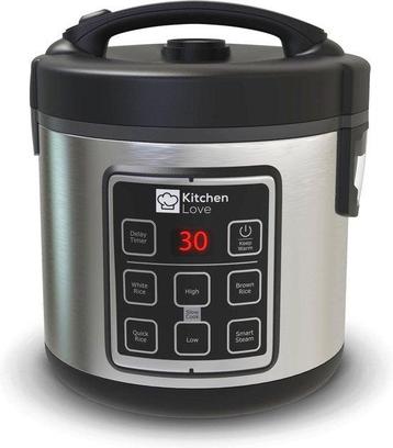 2dekans | KitchenLove Rijstkoker met Stomer - 1.2L - beschikbaar voor biedingen