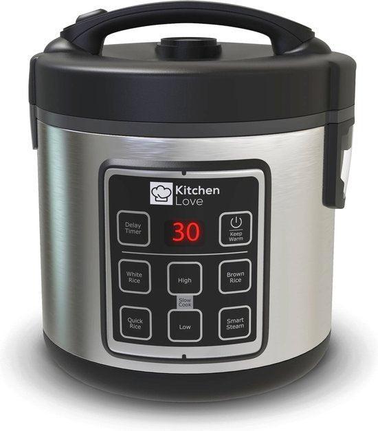 2dekans | KitchenLove Rijstkoker met Stomer - 1.2L -, Elektronische apparatuur, Rijstkokers, Ophalen of Verzenden