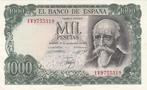1971 Au Europe Spain P 154a 1000 Pesetas, Postzegels en Munten, Bankbiljetten | Europa | Niet-Eurobiljetten, Verzenden, België