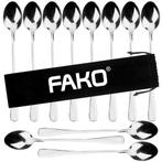 Fako Bijoux® - 12 Lange Lepels - Latte Macchiato - Longdrink, Huis en Inrichting, Keuken | Bestek, Nieuw, Verzenden