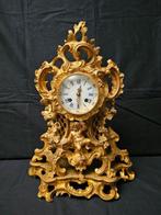 Pendule Rococo - Verguld brons - 1850-1900, Antiquités & Art, Antiquités | Horloges