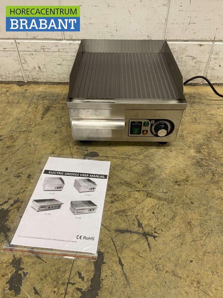 Acier inoxydable Plaque de gril Grille striée 36 cm 230V, Zakelijke goederen, Horeca | Overige, Verzenden