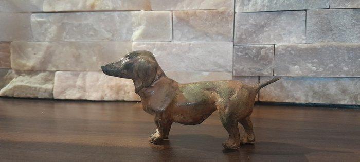 Pierre Chenet (XX-XXI) - sculptuur, Le Teckel - 5.8 cm -, Antiek en Kunst, Curiosa en Brocante