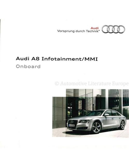 2010 AUDI A8 INSTRUCTIEBOEKJE (ONBOARD) MEERTALIG, Autos : Divers, Modes d'emploi & Notices d'utilisation