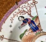 Chinees Fam Rose wandbord - Soucoupe - Porcelaine - Ancienne